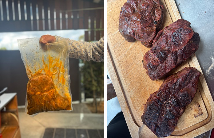 cuisson sous vide viande de boeuf rôtie