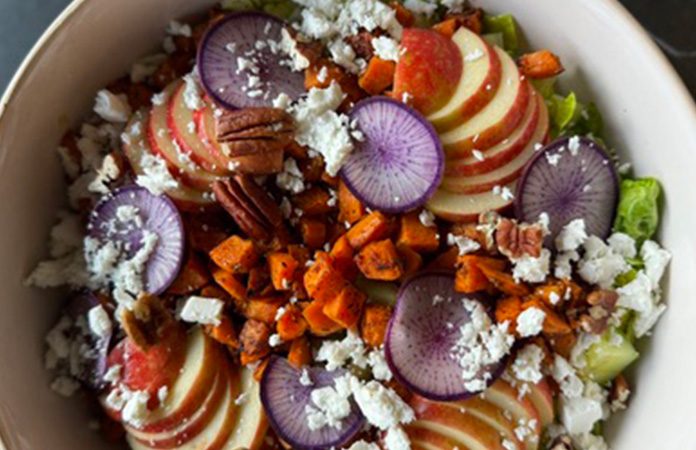 salade hivernale à la patate douce