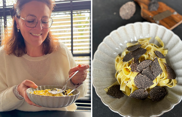 Pâtes à la truffe maison