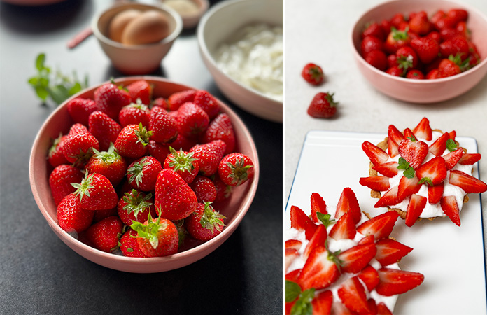 Tarte aux fraises sans gluten