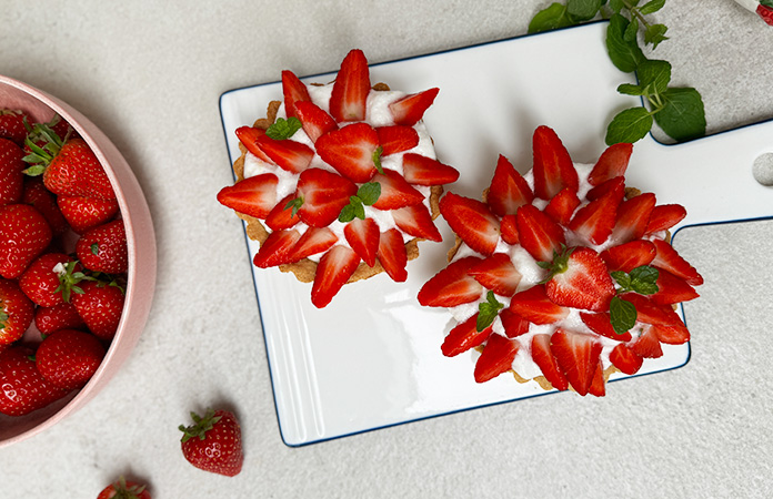Tarte aux fraises sans gluten