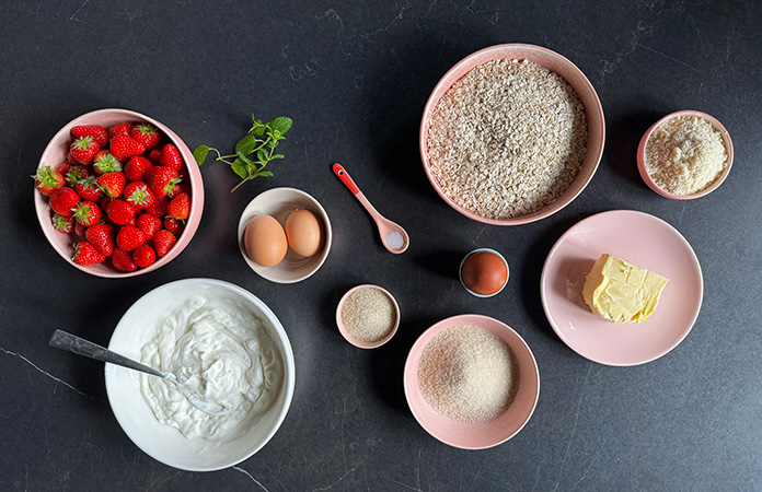 Tarte aux fraises sans gluten