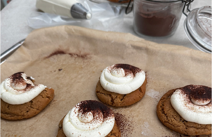 Tiramisu cookies, les fameux biscuits façon tiramisu