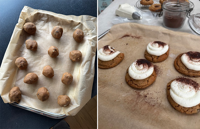 Tiramisu cookies, les fameux biscuits façon tiramisu