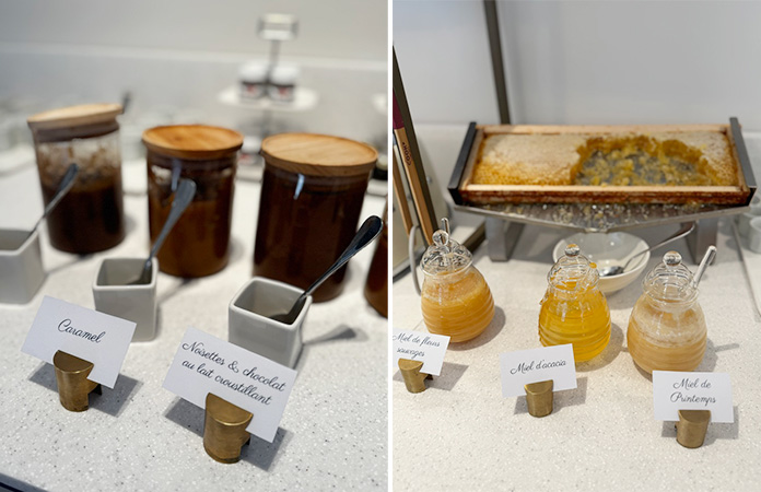 petit déjeuner de l'hotel du cèdre Beaune France Bourgogne