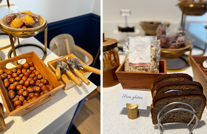 petit déjeuner de l'hotel du cèdre Beaune France Bourgogne