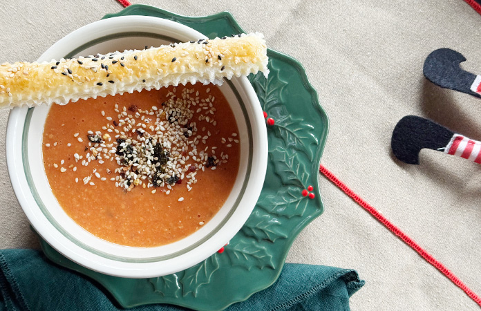 soupe et crackers maison 