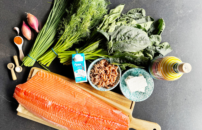 Ingrédient rôti de saumon