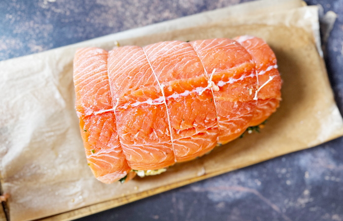 Roti de saumon