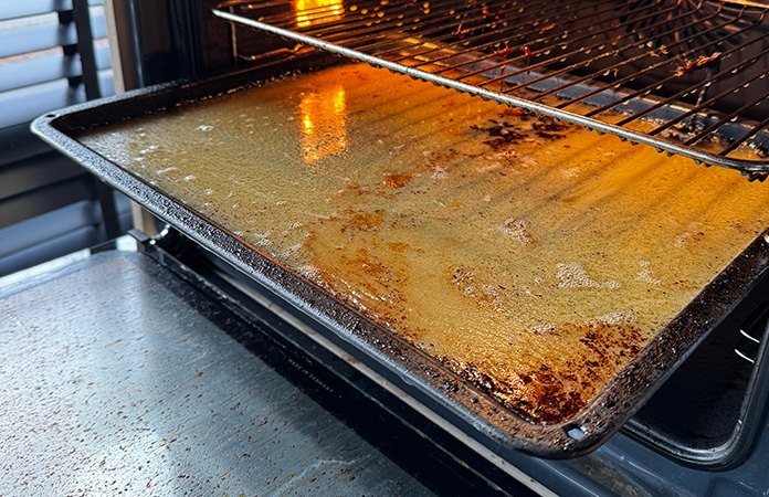 graisse de canard cuit au four 