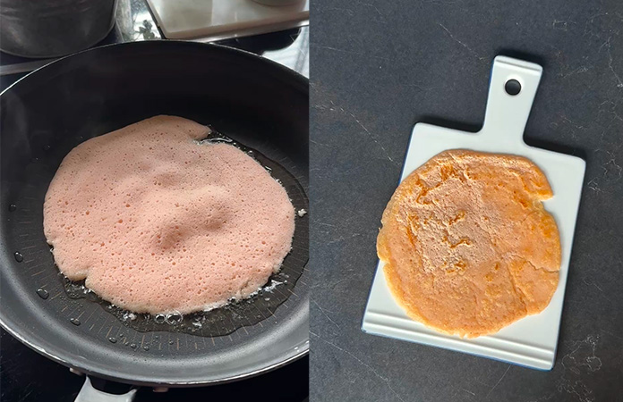 wrap protéiné aux lentilles corail cultivées en Belgique