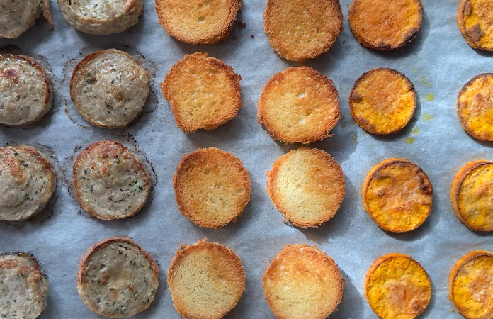 cuisson au four du boudin